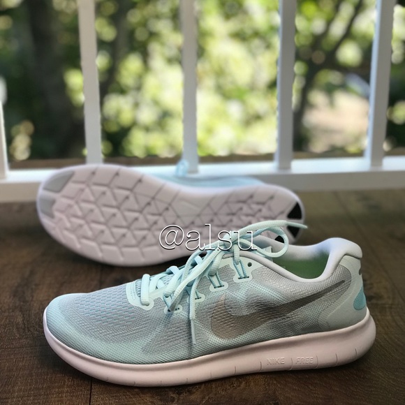 NWT Nike Free Run 2017 Glacier Blue WMNS - Picture 3 of 6